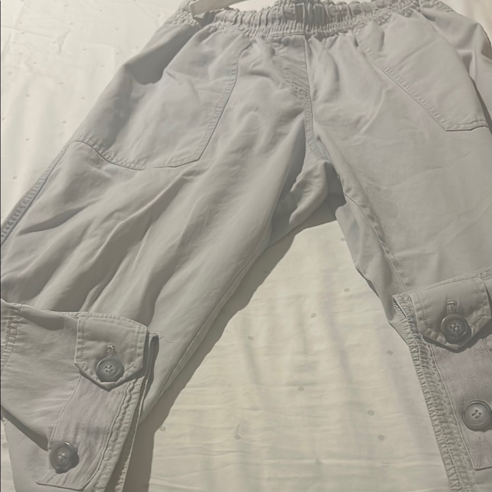 Lee Mathews Gray Cargo Pants Relaxed Fit